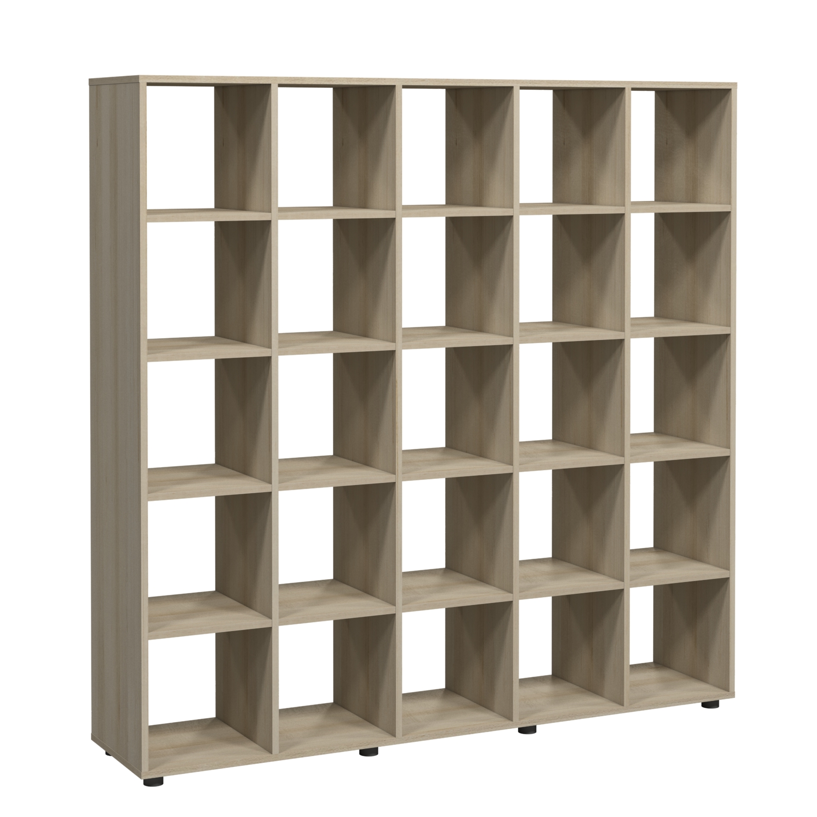 Відкритий стелаж на 25 комірок, з ЛДСП, для зберігання книг папок, коробок, дидактичних та офісних матеріалів,АЛМАНТ,1780х400х1780 мм